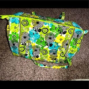 Brand New Limes Up Vera Bradley Large Duffle bag
